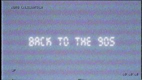 Back to the 90s Title Animated Retro Futuristic 80s 90s Style. Animation squares and retro background - Powered by Shutterstock - Get 15% off with code: PIKWIZARD15
