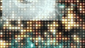 Animation of light spots over data processing. Party, celebration and digital interface concept digitally generated video. - Powered by Shutterstock - Get 15% off with code: PIKWIZARD15