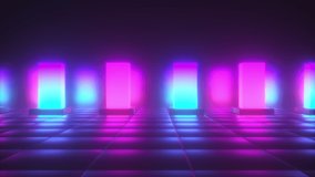 Floor with neon. Computer generated 3d render - Powered by Shutterstock - Get 15% off with code: PIKWIZARD15