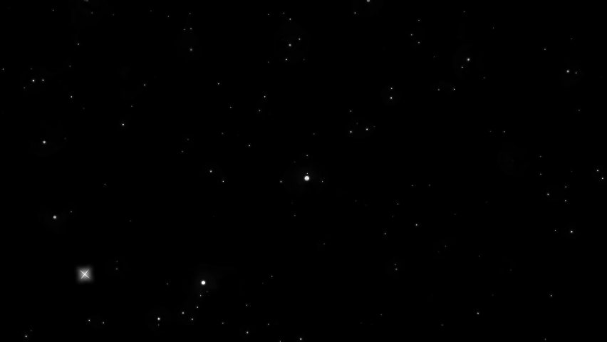 Twinkle Star and Shooting Star Overlay.  Blink star in the night sky for astronomy vidio. | Shutterstock HD Video #1097200797