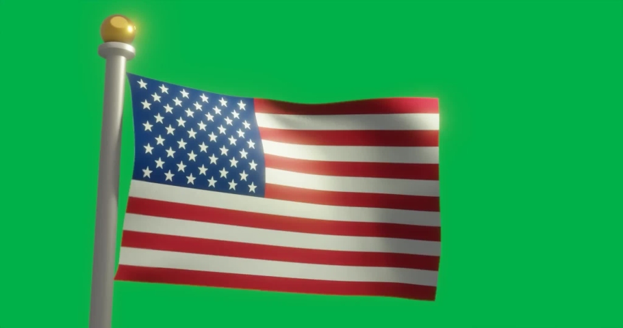 Flag of America, Independence Day, Nationalism, Seamless Looping | Shutterstock HD Video #1097217549