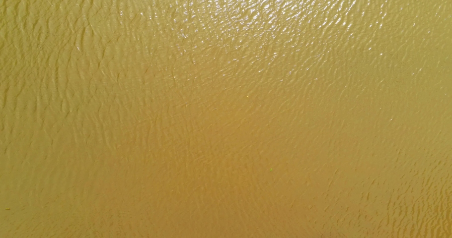 From above a lagoon at Prince Island,Sao Tome,Africa