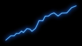 Market Recovery Concept. Successful growth trend blue line graph going Up. Financial data and diagrams. For stock market increase, rising financial data, Investment growth after - Powered by Shutterstock - Get 15% off with code: PIKWIZARD15