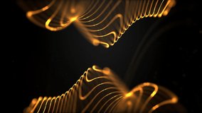 Awards Lines Loop Background. Loop Backgrounds this is luxury gold lines and glitter particles background .