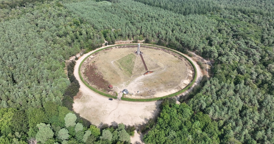 The Pyramid of Austerlitz, 36 metre high pyramid. Built in 1804 by Napoleon