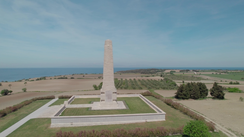 The Helles Monument is a Commonwealth War Graves Commission war memorial near Sedd el Bahr, Canakkale Turkey