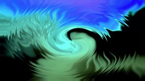 abstracted fluid gradient wave effect animation colorful slow motion short video clip HD and 4K resolution 