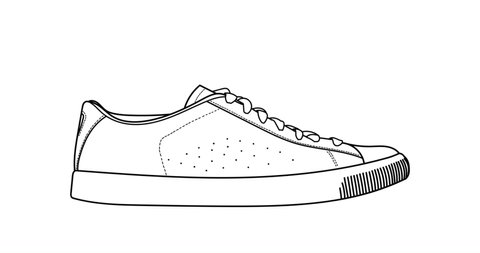 clipart of shoes walking