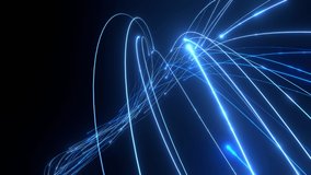 Glowing Data Lines spiral curve, blue colour, speed line data, background, spiral fiber optic internet. - Powered by Shutterstock - Get 15% off with code: PIKWIZARD15