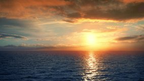 Traveling With Amazing Sunset Over The Ocean - Powered by Shutterstock - Get 15% off with code: PIKWIZARD15