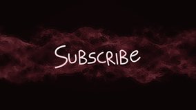 Animation of subscribe text and white rays over glowing dna strand on black background. Global social media, communication and data processing concept digitally generated video. - Powered by Shutterstock - Get 15% off with code: PIKWIZARD15