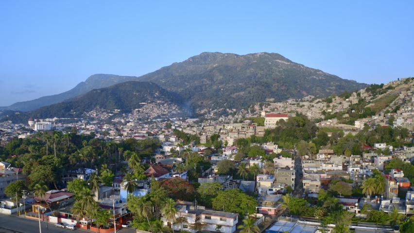 Cape-Haitien (Haiti), capital of the department of Nord. Previously named Cap‑Français it was historically nicknamed the Paris of the Antilles, because of its wealth, sophistication and artistic life | Shutterstock HD Video #1097364811