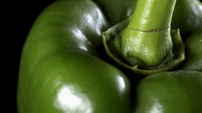 Vegetable close bell pepper Spinning and Rotating Isolated on black Background - Powered by Shutterstock - Get 15% off with code: PIKWIZARD15