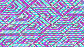 Moving multicolored stripes.abstract  striped background. Seamless loop video. 