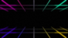 background or frame animated grid gradient color moving as a futuristic intro.	