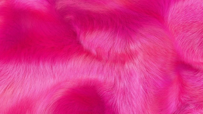 Magenta Color Of The Year 2023, abstract pink fur animated background. | Shutterstock HD Video #1097470643