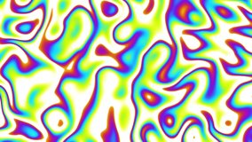 Abstract wavy looping HD video. Seamless abstract wavy psychedelic background for loop playback.