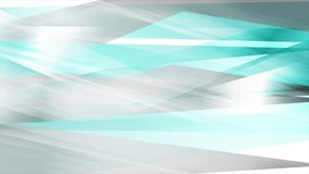 Blue grey glossy abstract concept geometric background. Seamless looping motion design. Video animation Ultra HD 4K 3840x2160