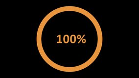 100% circle percentage diagram on transparent background with alpha channel. - Powered by Shutterstock - Get 15% off with code: PIKWIZARD15