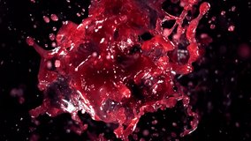Black Grape Juice Splashing. Slow motion. - Powered by Shutterstock - Get 15% off with code: PIKWIZARD15