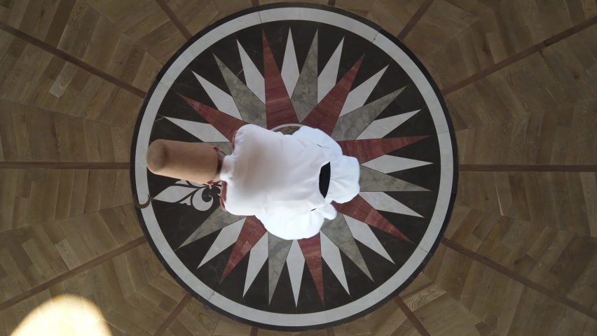 Sufi Whirling Dervishes Drone Video, Uskudar Istanbul, Turkey