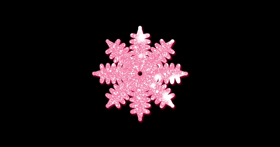 Christmas pink snowflake for a holiday card	 | Shutterstock HD Video #1097562983