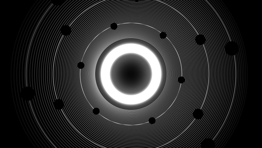 Black Solar system Abstract background for logo and scientific programs