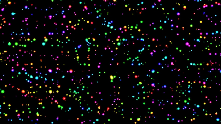 Colorful circle particles, rays of light shining light sparkles. digital art. Computer animation. Modern background. motion design. | Shutterstock HD Video #1097619583