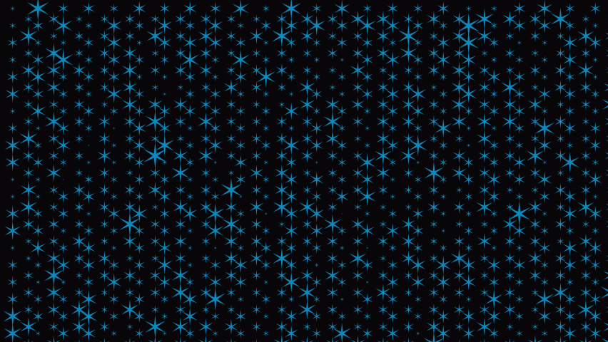 Twinkling blue stars black background with Alpha Channel. Many chaotic blue stars, modern background. Abstract shimmering festive background. Christmas New Year concept. 4k footage. 3D animation | Shutterstock HD Video #1097620195