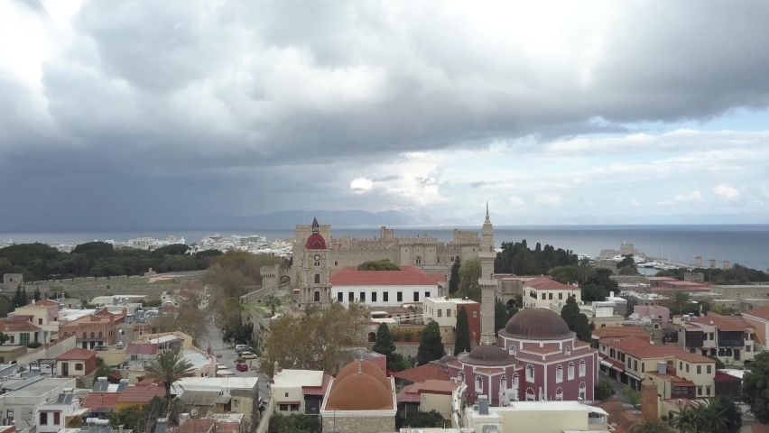 The Palace of the Grand Master of the Knights of Rhodes Aerial Shoot