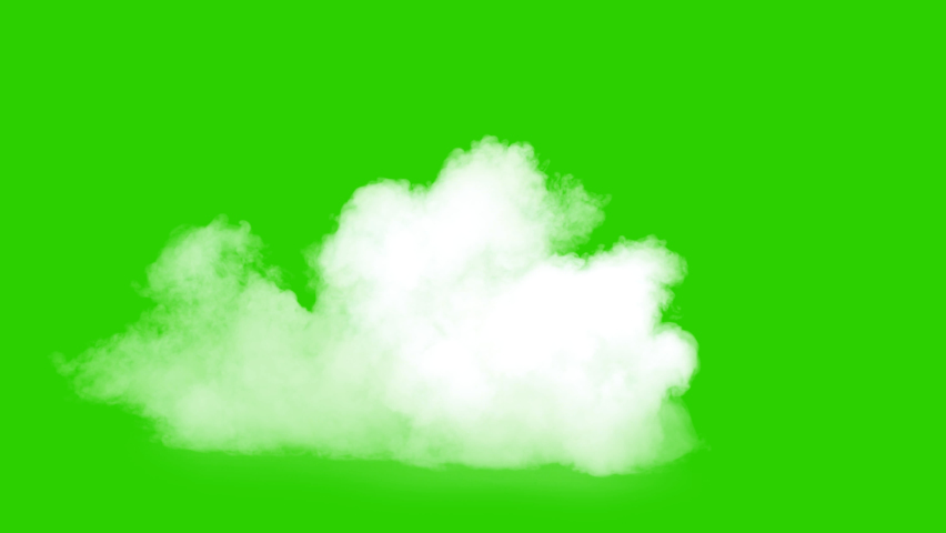Clouds Moving Fast on Green Screen, Clouds Explosion, White Clouds Spreads footage, chroma key Royalty-Free Stock Footage #1097637929