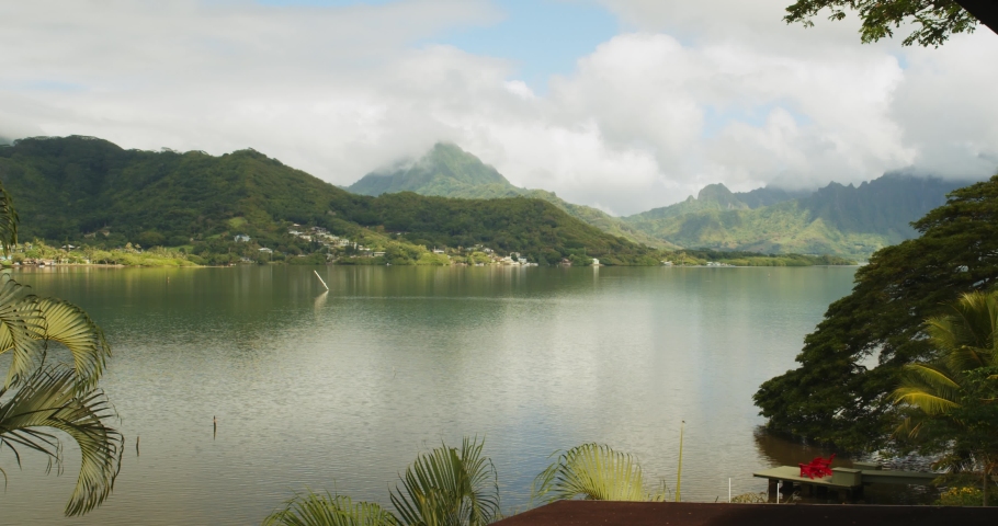 Time lapse of Kanoehe Bay, Ohau Hawaii