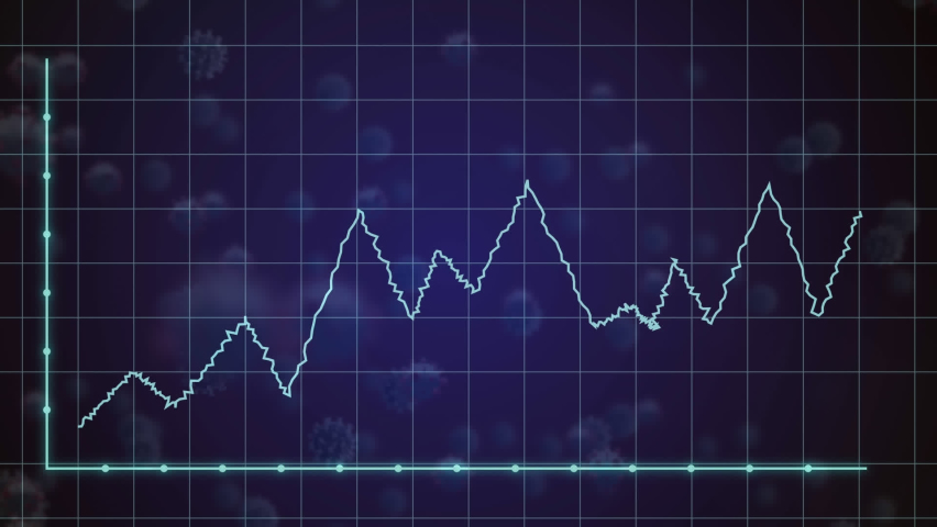 Animation of financial data processing over virus cells. Global business, finances and digital interface concept digitally generated video. - Powered by Shutterstock - Get 15% off with code: PIKWIZARD15