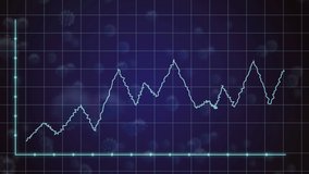 Animation of financial data processing over virus cells. Global business, finances and digital interface concept digitally generated video. - Powered by Shutterstock - Get 15% off with code: PIKWIZARD15