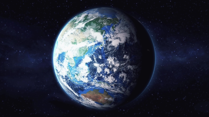 Earth zoom in from space to Shenzhen, China in People