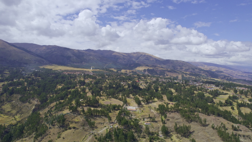 Beautiful landscape in the valleys of Ayacucho. Peru	