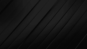 4k Abstract luxury black grey gradient background. stripe 3d diagonal stripes. Geometric motion Seamless loop. display background.