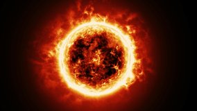 Flame burning on the surface of the sun - Powered by Shutterstock - Get 15% off with code: PIKWIZARD15
