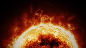 Flame burning on the surface of the sun - Powered by Shutterstock - Get 15% off with code: PIKWIZARD15