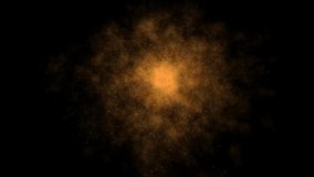 3D Rendered Elliptical Galaxy View From Space, Elliptical Galaxy Isolated on Black Background, alien solar system wallpaper, dark background, cosmic landscape, generated 3D video