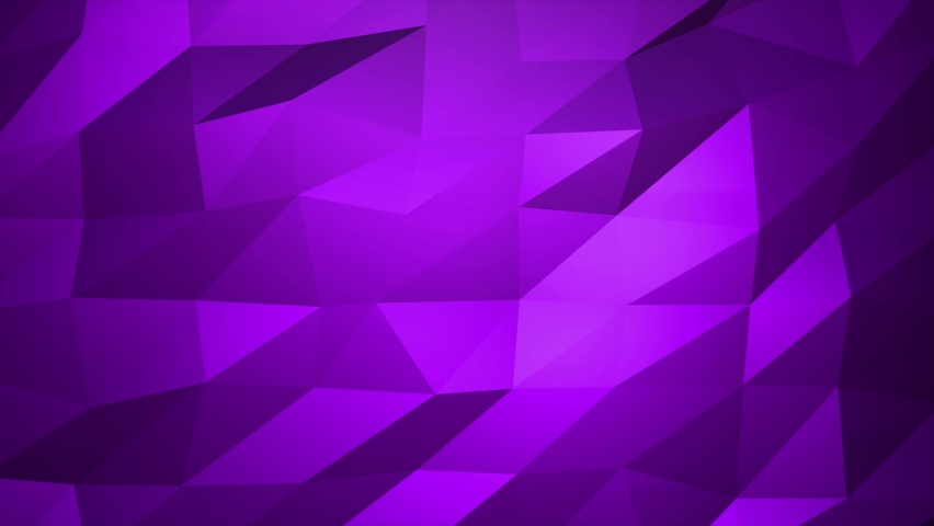 Animated Purple color low poly background
