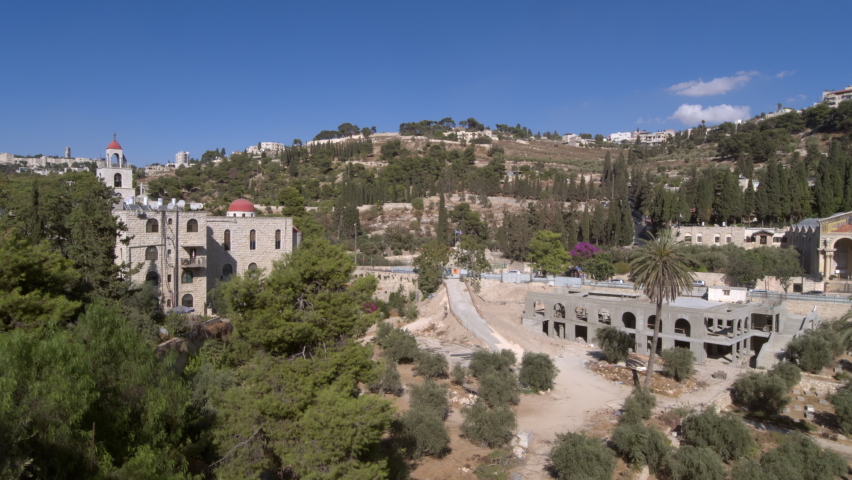 Beautiful panorama of old Jerusalem.