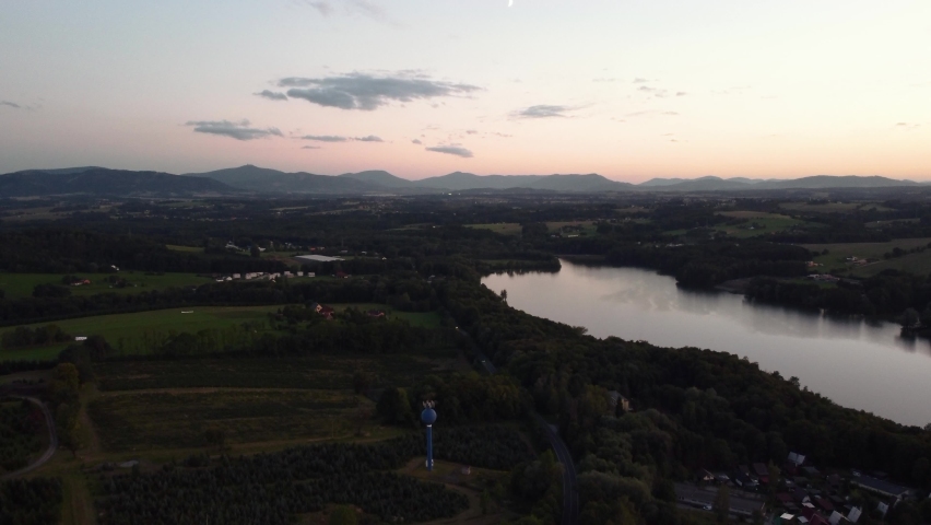 Drone beautiful view of landscape 4K
