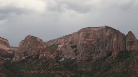Lightning strikes Timber Top mountain in the Kolob Canyon part of Zion National park Utah during a summer monsoon storm.  - Powered by Shutterstock - Get 15% off with code: PIKWIZARD15