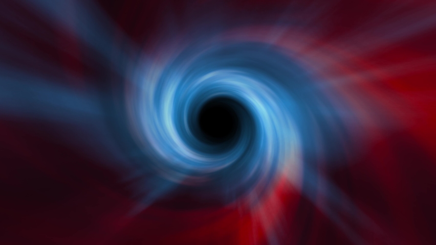 Abstract blue red swirl rotation animation background. Concept space travel.	 Royalty-Free Stock Footage #1097788069