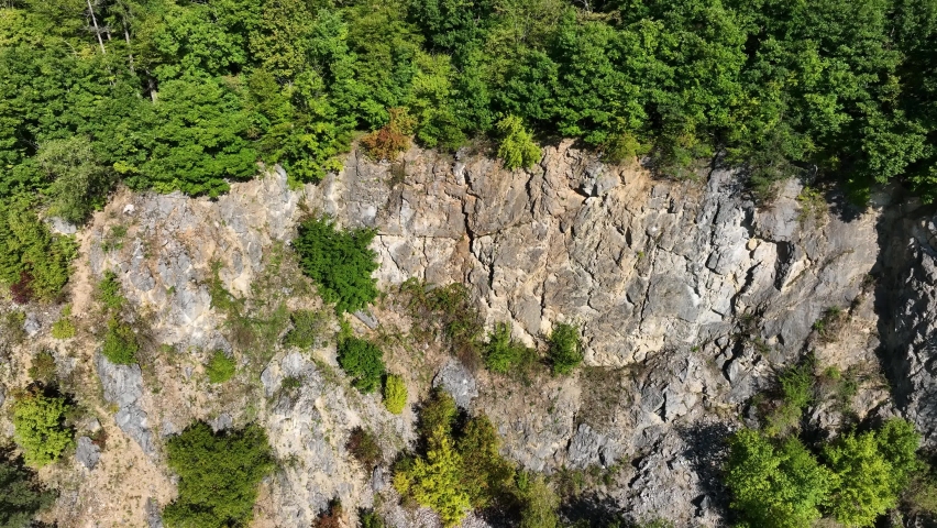 Abounded Quarry in Czechia South Moravia taken by DJI MAVIC 3