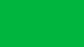 Animation video merry christmas on green screen background