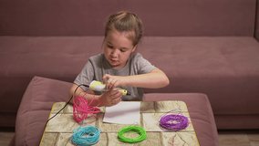 the child uses a 3d pen, but she does not want to work, the plastic wire does not heat up. High quality Full HD video recording. live video