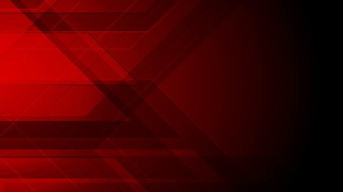 Dark red tech geometric abstract minimal motion background. Seamless looping. Video animation Ultra HD 4K 3840x2160 Stock-video