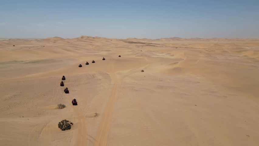 Namibia Desert. Aerial View Sand Dunes near Walvis Bay and Swakopmund. Skeleton Coast. Namibia. Africa.